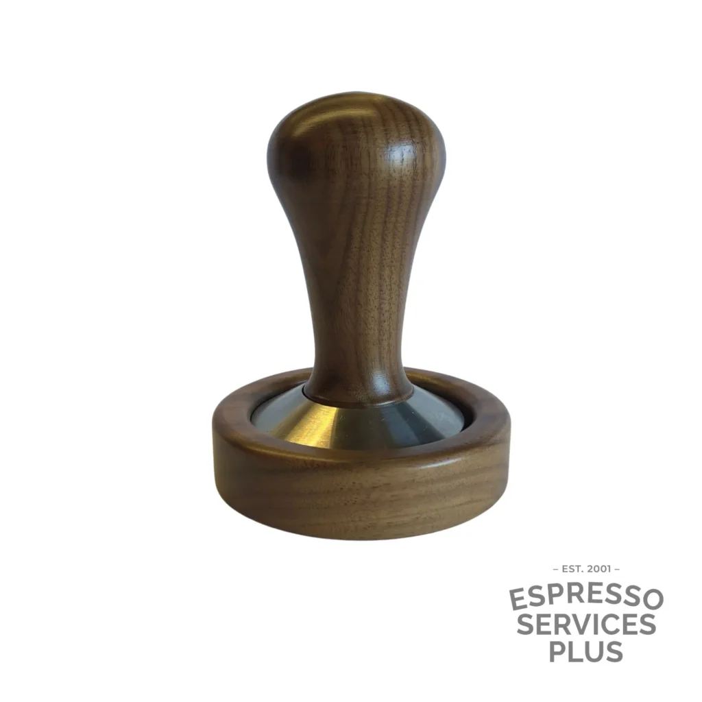 Coffee Tamper 58mm Timber with Holder - Espresso Services Plus